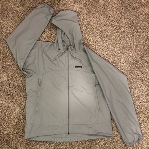 Patagonia Super Lightweight “Exercise” Jacket, Men’s Large, Light Gray - Vintage
